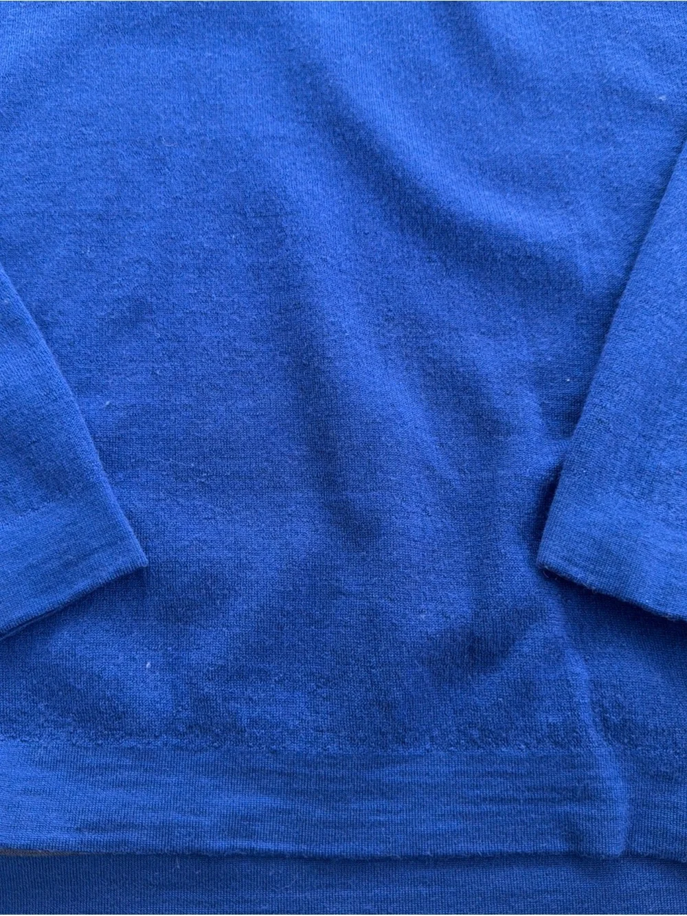 Peter Millar Men L Wool Blend Blue 1/4 Zip Sweater “Conway Farms Golf Club” Logo